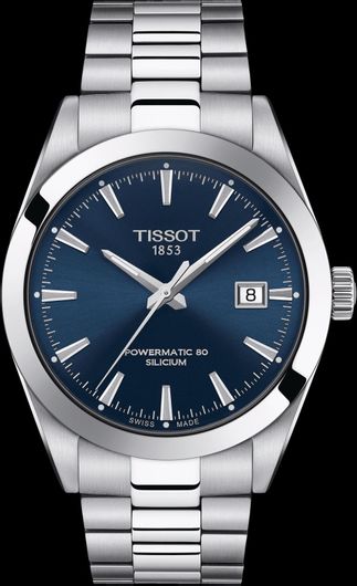 Ανδρικό Ρολόι Tissot T1274071104100 T-Classic Gentleman Automatic Stainless Steel Μπρασελέ
