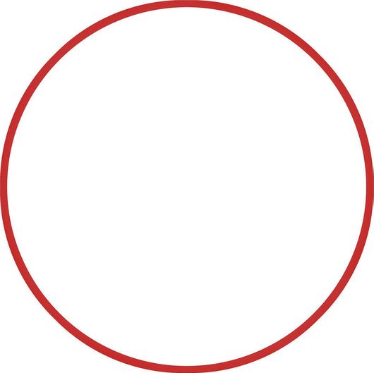 Χούλα Χουπ Amila 98803 HQ 60cm Φ19mm 230gr Κόκκινο