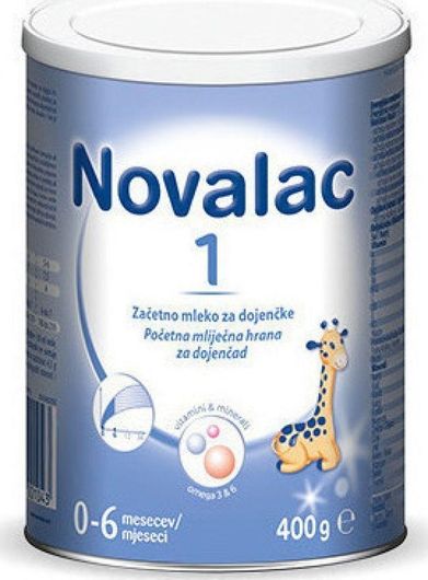 Γάλα σε Σκόνη Novalac 1 400gr από 0 έως 6 Μηνών