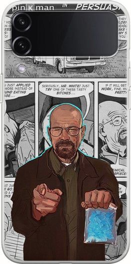 Θήκη Κινητού Back Cover για Samsung Galaxy Z Flip 4 - Flexible TPU - Heisenberg