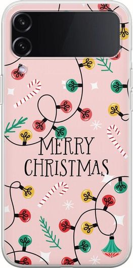 Θήκη Κινητού Back Cover για Samsung Galaxy Z Flip 4 - Flexible TPU - Merry Christmas