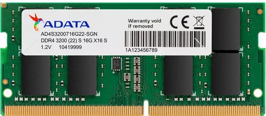Μνήμη RAM Adata AD4S32008G22-SGN DDR4 8GB 3200MHz