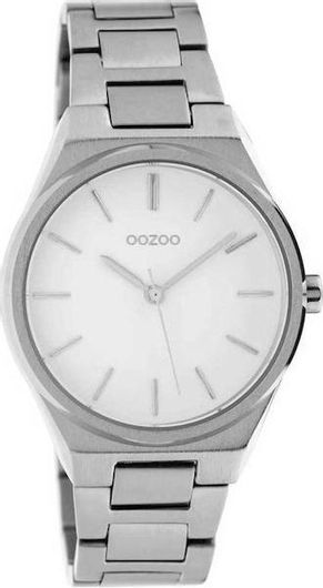Γυναικείο Ρολόι Oozoo C10340 Timepieces με Μεταλλικό Μπρασελέ Ασημί