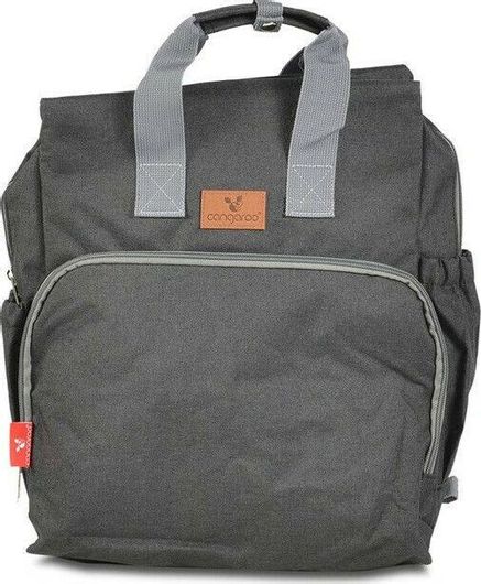 Τσάντα Αλλαξιέρα Cangaroo Lydia Πλάτης 36x13x40cm Γκρι