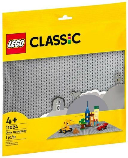 Lego Classic Gray Baseplate για 4+ Ετών