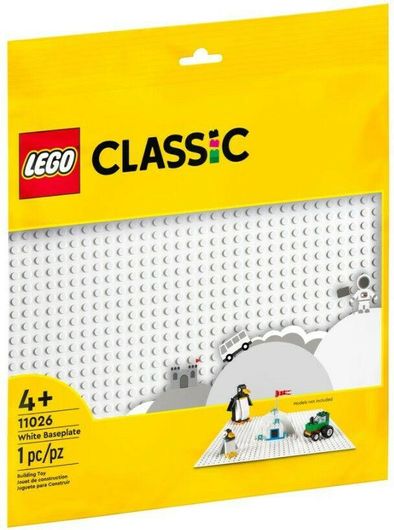 Lego Classic White Baseplate για 4+ ετών