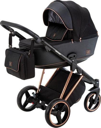 Πολυκαρότσι Adamex CR408 Cristiano 3 σε 1 Μαύρο