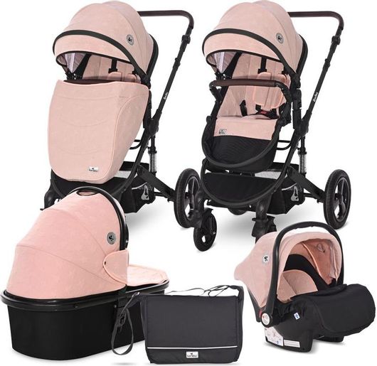 Πολυκαρότσι Lorelli Boston 3 σε 1 Cameo Rose Stars Ροζ