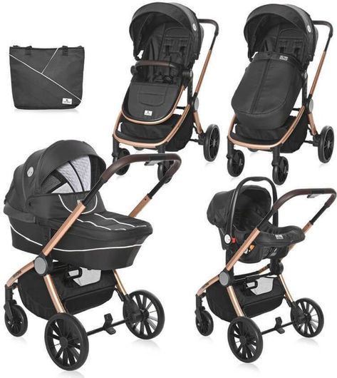 Πολυκαρότσι Lorelli Ramona 3 σε 1 Μαύρο