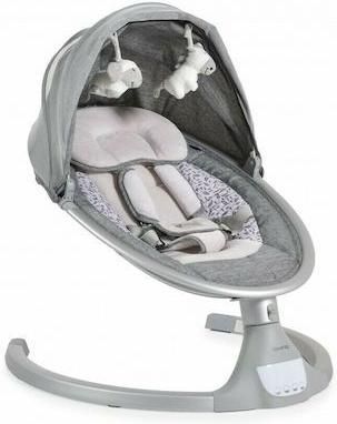 Relax Μωρού Cangaroo Ηλεκτρικό ISwing 2 με Μουσική για Παιδί έως 9kg Γκρι