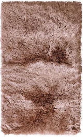 Χαλί Σαλονιού Kentia 66183 Mario 26 Shaggy Γούνινο 130x70cm Ροζ