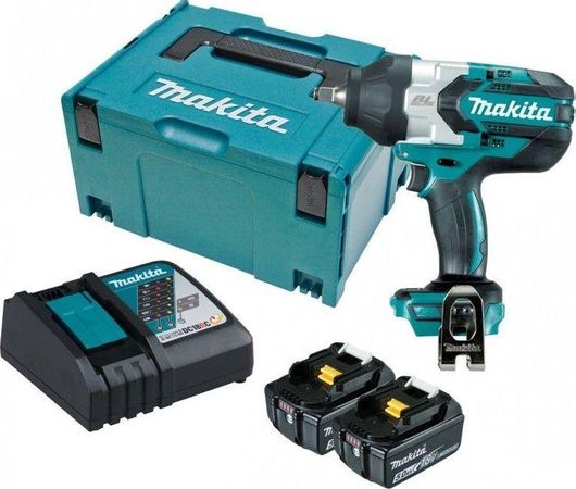 Μπουλονόκλειδο Makita DTW1002RTJ Brushless 18V 2x5Ah με Υποδοχή 1/2"