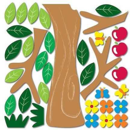 Παιδικό Διακοσμητικό Αυτοκόλλητο Ango Apple Tree Τοίχου 3D Αφρώδες