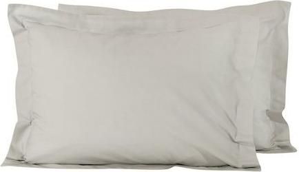 Σετ Μαξιλαροθήκες Das Home 1020 Oxford 50x70cm 2τμχ Γκρι