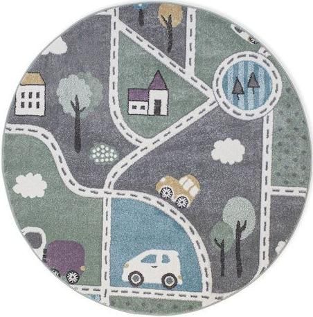 Παιδικό Χαλί Newplan Bonita Στρογγυλό 120x120cm Γκρι