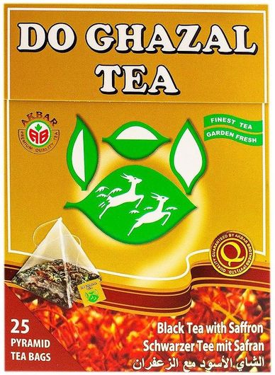 Μαύρο Τσάι Do Ghazal με Σαφράν 25 Φακελάκια
