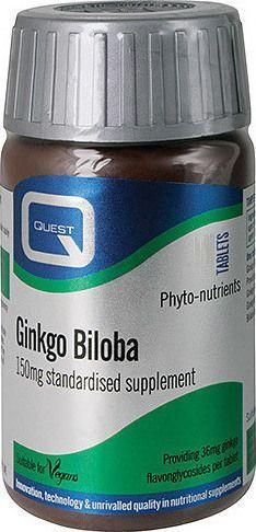 Quest Ginkgo Biloba 150mg 90 Ταμπλέτες