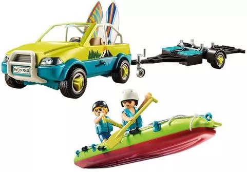 Playmobil Family Fun: Beach Car With Canoe για 4+ Ετών #70436