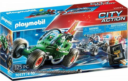 Playmobil City Action Αστυνομική Καταδίωξη Go-Kart για 4-10 ετών