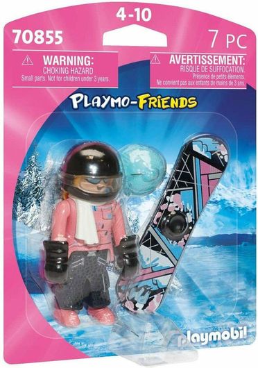 Playmobil City Life Αθλήτρια Snowboard για 4+ Ετών #70855
