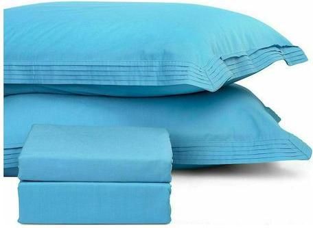 Μαξιλαροθήκες Beauty Home Nonstop Art 1850 από Βαμβάκι & Πολυεστέρα 50x70cm Σετ 2τμχ Τιρκουάζ