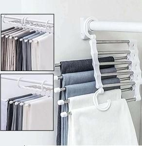 Κρεμάστρα Ντουλάπας 500-948585F Παντελονιών 5 σε 1
