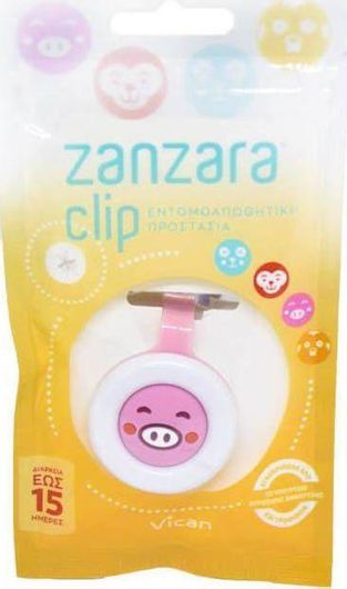 Εντομοαπωθητικό Vican Zanzara Clip Κατάλληλο για Παιδιά 1τμχ