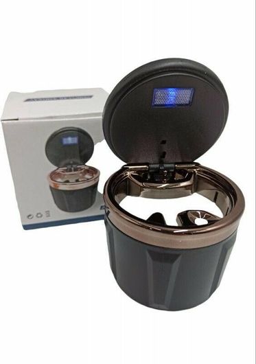 Σταχτοδοχείο Αυτοκινήτου Rolinger JC-061 με LED Φωτισμό Μαύρο
