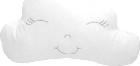 Διακοσμητικό Μαξιλάρι ΚούνιαςBaby Oliver Σύννεφο 21x38cm Λευκό