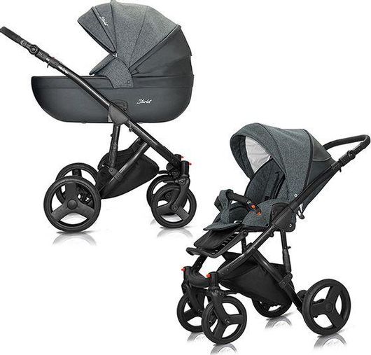 Πολυκαρότσι Milu Kids MKM2ST65 Starlet Eko 2 σε 1 για 0+ Μηνών Γκρι
