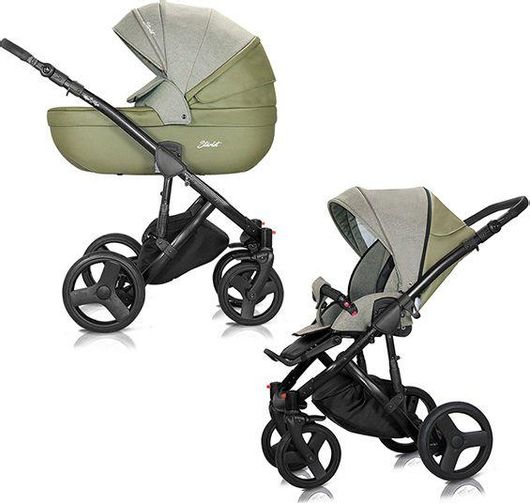 Πολυκαρότσι Milu Kids MKM2ST63 Starlet Eko 2 σε 1 για 0+ Μηνών Χακί