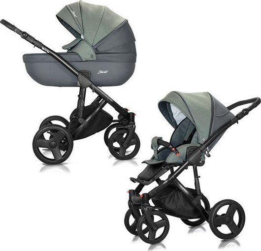 Πολυκαρότσι Milu Kids Starlet Eko 2 σε 1 για 0+ Μηνών Γκρι