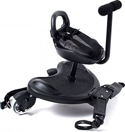 Τρέιλερ Μεταφοράς Καρότσι X-treme Baby για Δεύτερο Παιδί Μαύρο