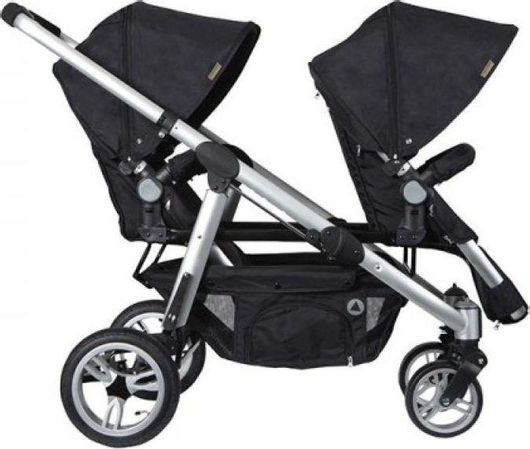 Καρότσι Διδύμων Topmark Combi 2 για 0+ Μηνών Μαύρο