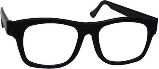 Αποκριάτικο Αξεσουάρ Fun World Γυαλιά Μαύρα Nerd