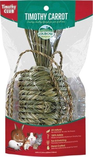 Λιχουδιά Oxbow για Τρωκτικά με Καρότο Timothy Club Carrot