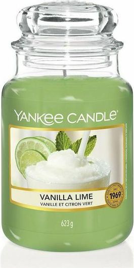 Αρωματικό Κερί Yankee Candle σε Βάζο Vanilla Lime 623gr