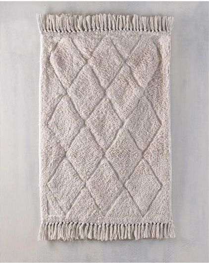 Πατάκι Μπάνιου Rythmos Gilma 120-134-2231 Βαμβακερό 50x80cm Μπεζ