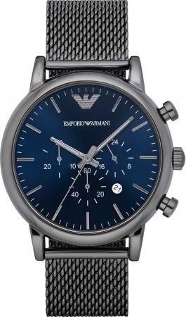 Ανδρικό Ρολόι Emporio Armani AR1979 με Μεταλλικό Μπρασελέ Ασημί