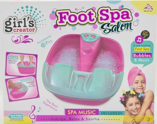 Σετ Ομορφιάς Girl's Creator Foot Spa Salon με Μουσική & Φούσκες για 3+ Ετών