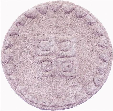 Πατάκι Μπάνιου Palamaiki Maya Βαμβακερό Στρογγυλό 70x70cm Ροζ