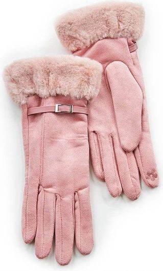 Γυναικεία Γάντια Verde 02-0723 Ροζ