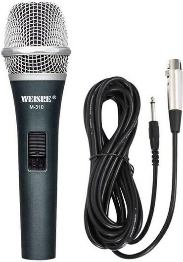 Μικρόφωνο Υπολογιστή M-310 Χειρός Φωνής με Σύνδεση 6.35mm Jack / XLR Μαύρο