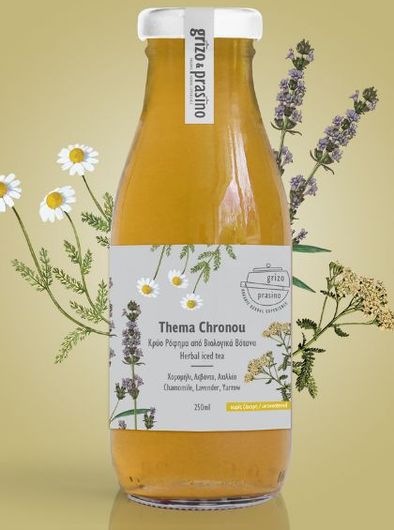 Τσάι Grizo & Prasino Thema Chronou Κρύο από Βιολογικά Βότανα 250ml