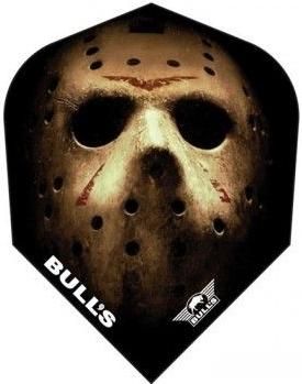 Φτερά για Βελάκια Bulls NL Powerflite D Thriller Mask 3τμχ Μαύρο