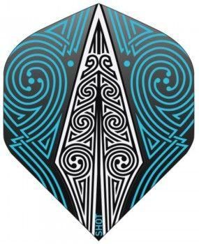 Φτερά για Βελάκια Shot Odins Spear Std. 3τμχ Μπλε / Λευκό