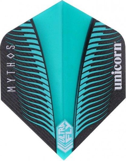 Φτερά για Βελάκια Unicorn Ultrafly.100 B.W Mythos 3τμχ Griffin Teal