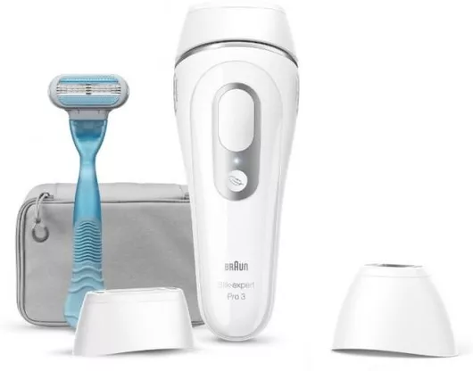 Σετ Αποτρίχωσης Braun Silk-Expert Pro 3 PL3121 IPL για Πρόσωπο, Σώμα & Μπικίνι