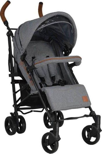 Καρότσι Μωρού Bebe Stars Adam 186-186 Γκρι 6.7kg για 0+ Μηνών