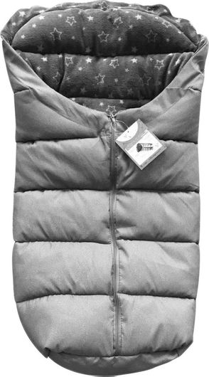 Ποδόσακος Καροτσιού Cangaroo Cuddle Universal Αδιάβροχος Γκρι 80x46cm